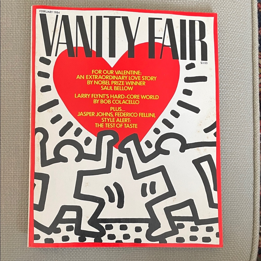 Vanity Fair. February 1984. Keith Haring.